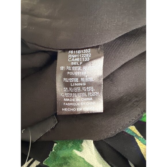 Adelyn Rae Womens Floral Print V Neck Short Sleeve Jumpsuit S - Picture 13 of 13